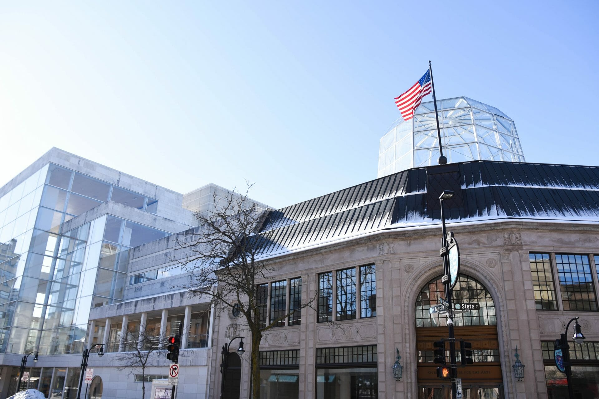 Exterior of Overture Center for the Arts