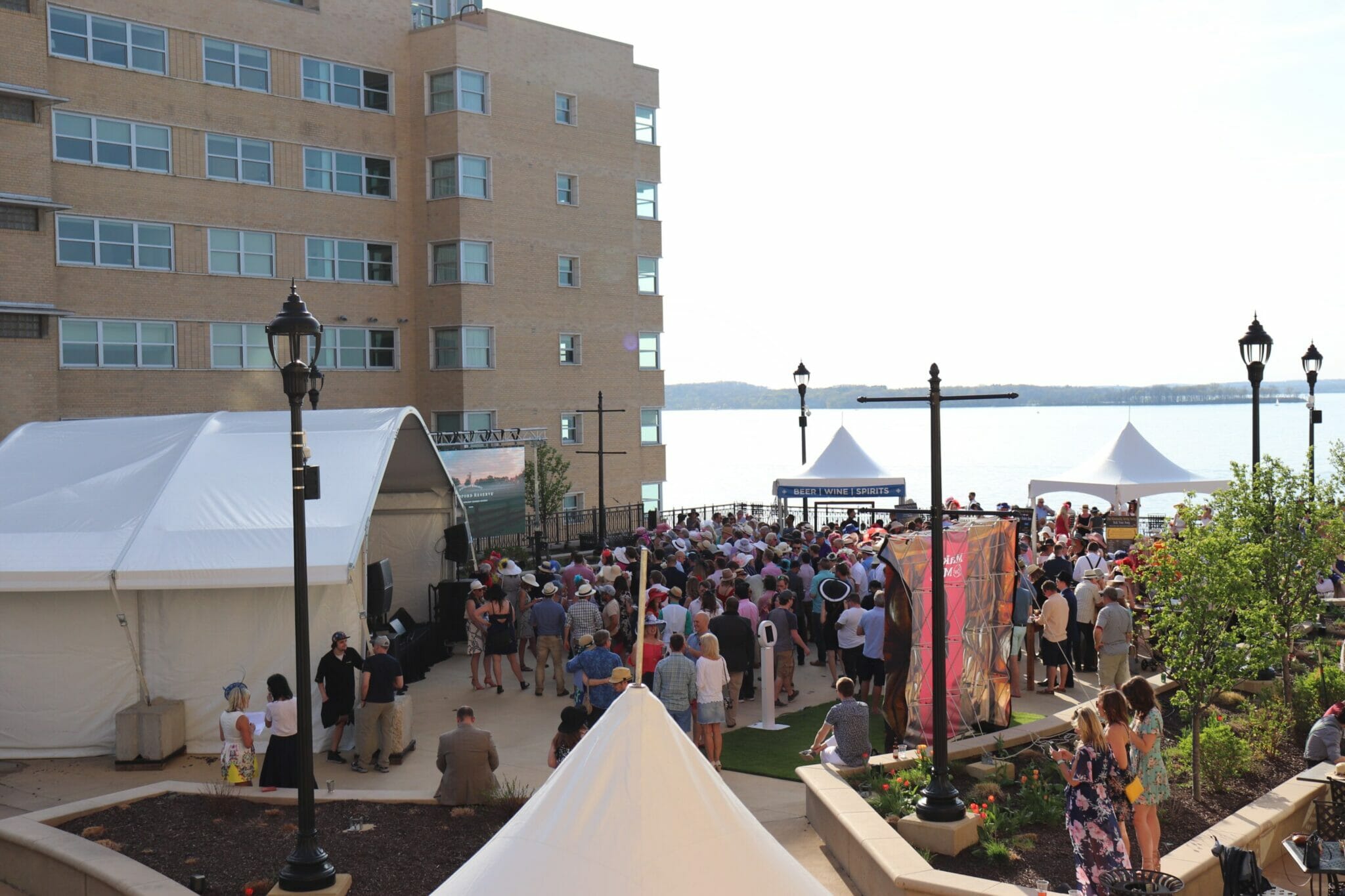 Music on The Grand Plaza at The Edgewater in Madison.